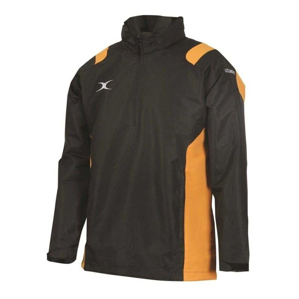 Gilbert Mens Revolution Half Zip Jacket / Black/Amber